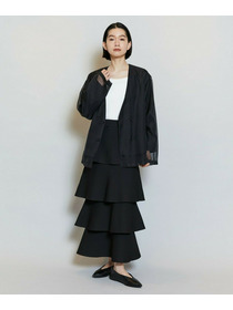 【MOGA】【Lサイズ】バルキーポリエステルニットスカート 詳細画像 ブラック 19