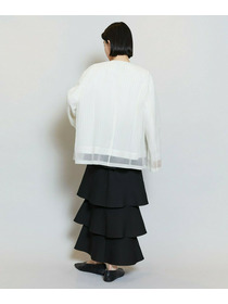 【MOGA】【Lサイズ】バルキーポリエステルニットスカート 詳細画像 ブラック 5