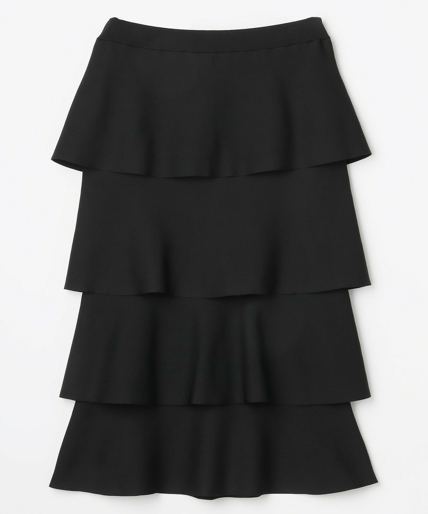 【MOGA】【Lサイズ】バルキーポリエステルニットスカート 詳細画像 ブラック 1