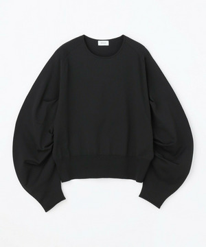 【MOGA】【Lサイズ】バルキーポリエステルニットトップス 詳細画像 ブラック 1