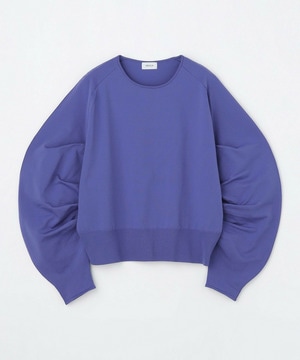 【MOGA】【Lサイズ】バルキーポリエステルニットトップス 詳細画像 パープル系その他 1