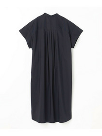 【MOGA】【Lサイズ】ストレッチタイプライタースタンドカラーロングワンピース 詳細画像 ネイビー 22