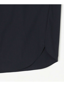 【MOGA】【Lサイズ】ストレッチタイプライタースタンドカラーロングワンピース 詳細画像 ネイビー 26