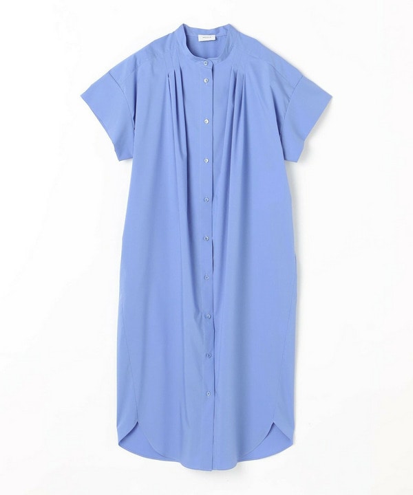 【Lサイズ】ストレッチタイプライタースタンドカラーロングワンピース【Lサイズ】ストレッチタイプライタースタンドカラーロングワンピース