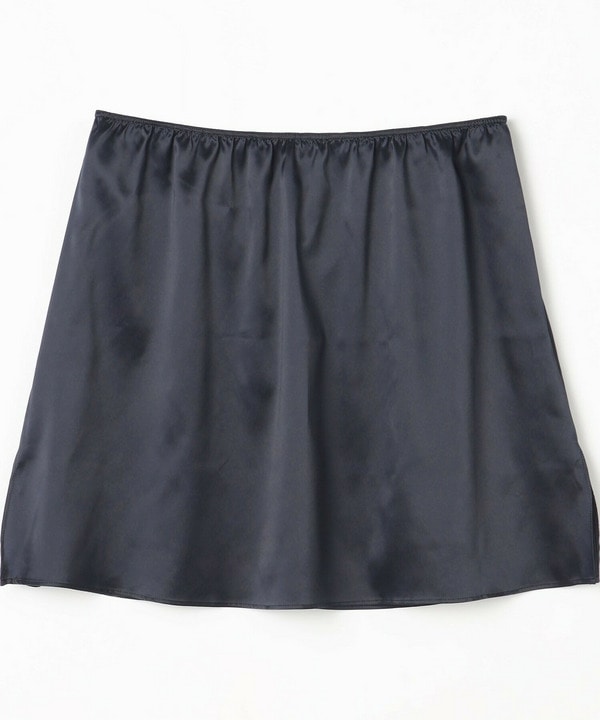 【Lサイズ】ストレッチタイプライタースタンドカラーロングワンピース 詳細画像 ネイビー 2