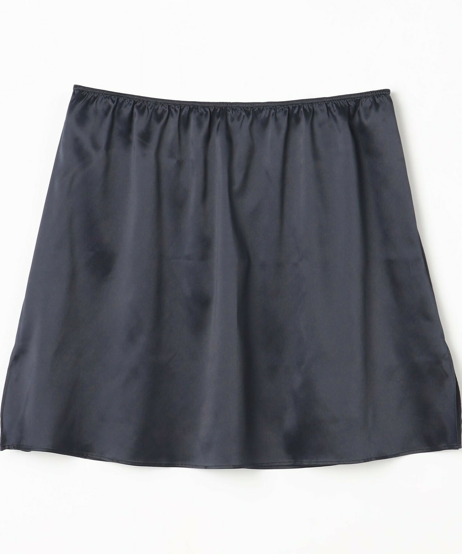 【MOGA】【Lサイズ】ストレッチタイプライタースタンドカラーロングワンピース 詳細画像 ネイビー 2