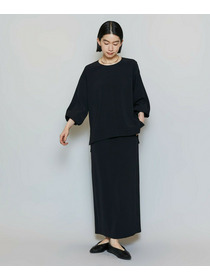 【MOGA】【Lサイズ】マカロンツイルサイドスリットブラウス 詳細画像 ブラック 14