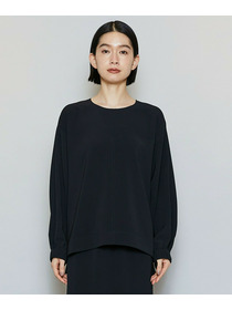 【MOGA】【Lサイズ】マカロンツイルサイドスリットブラウス 詳細画像 ブラック 21