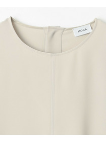 【MOGA】【Lサイズ】マカロンツイルサイドスリットブラウス 詳細画像 ブラック 26