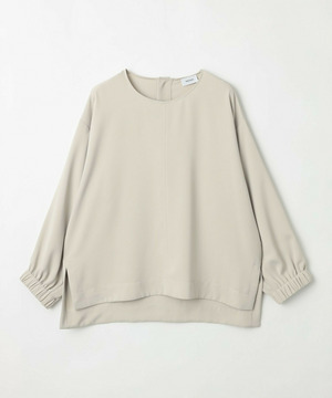 【MOGA】【Lサイズ】マカロンツイルサイドスリットブラウス 詳細画像 ベージュ 1