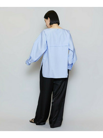 【MOGA】【Lサイズ】コットンブロードアートプリントブラウス 詳細画像 ホワイト 17