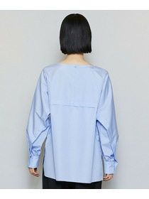 【MOGA】【Lサイズ】コットンブロードアートプリントブラウス 詳細画像 ホワイト 22