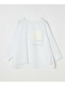 【MOGA】【Lサイズ】コットンブロードアートプリントブラウス 詳細画像 ホワイト 23