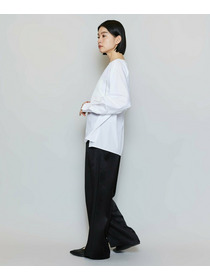 【MOGA】【Lサイズ】コットンブロードアートプリントブラウス 詳細画像 ホワイト 7