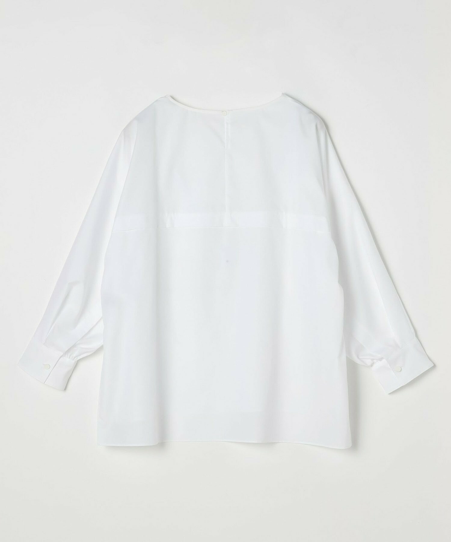 【MOGA】【Lサイズ】コットンブロードアートプリントブラウス 詳細画像 ホワイト 24