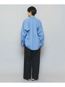 【MOGA】【Lサイズ】ストレッチタイプライターラグランスリーブシャツブラウス 詳細画像 ネイビー 10