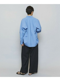 【MOGA】【Lサイズ】ストレッチタイプライターラグランスリーブシャツブラウス 詳細画像 ネイビー 11