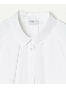 【MOGA】【Lサイズ】ストレッチタイプライターラグランスリーブシャツブラウス 詳細画像 ネイビー 22