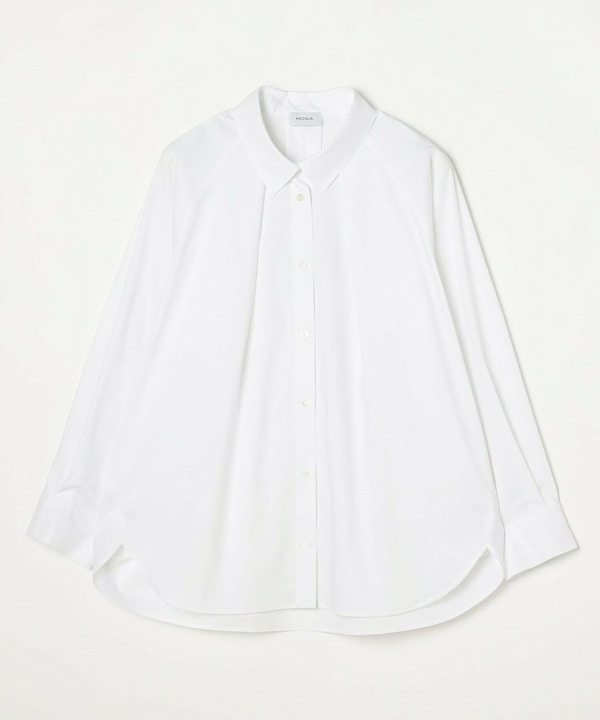 【Lサイズ】ストレッチタイプライターラグランスリーブシャツブラウス【Lサイズ】ストレッチタイプライターラグランスリーブシャツブラウス