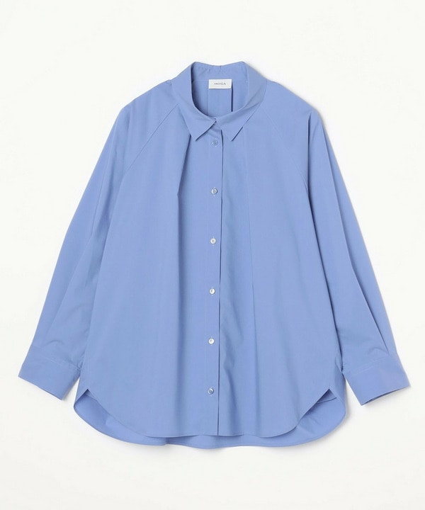 【Lサイズ】ストレッチタイプライターラグランスリーブシャツブラウス【Lサイズ】ストレッチタイプライターラグランスリーブシャツブラウス