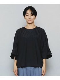 【MOGA】【Lサイズ】ブライトビンテージラウンドカラーブラウス 詳細画像 ブラック 18