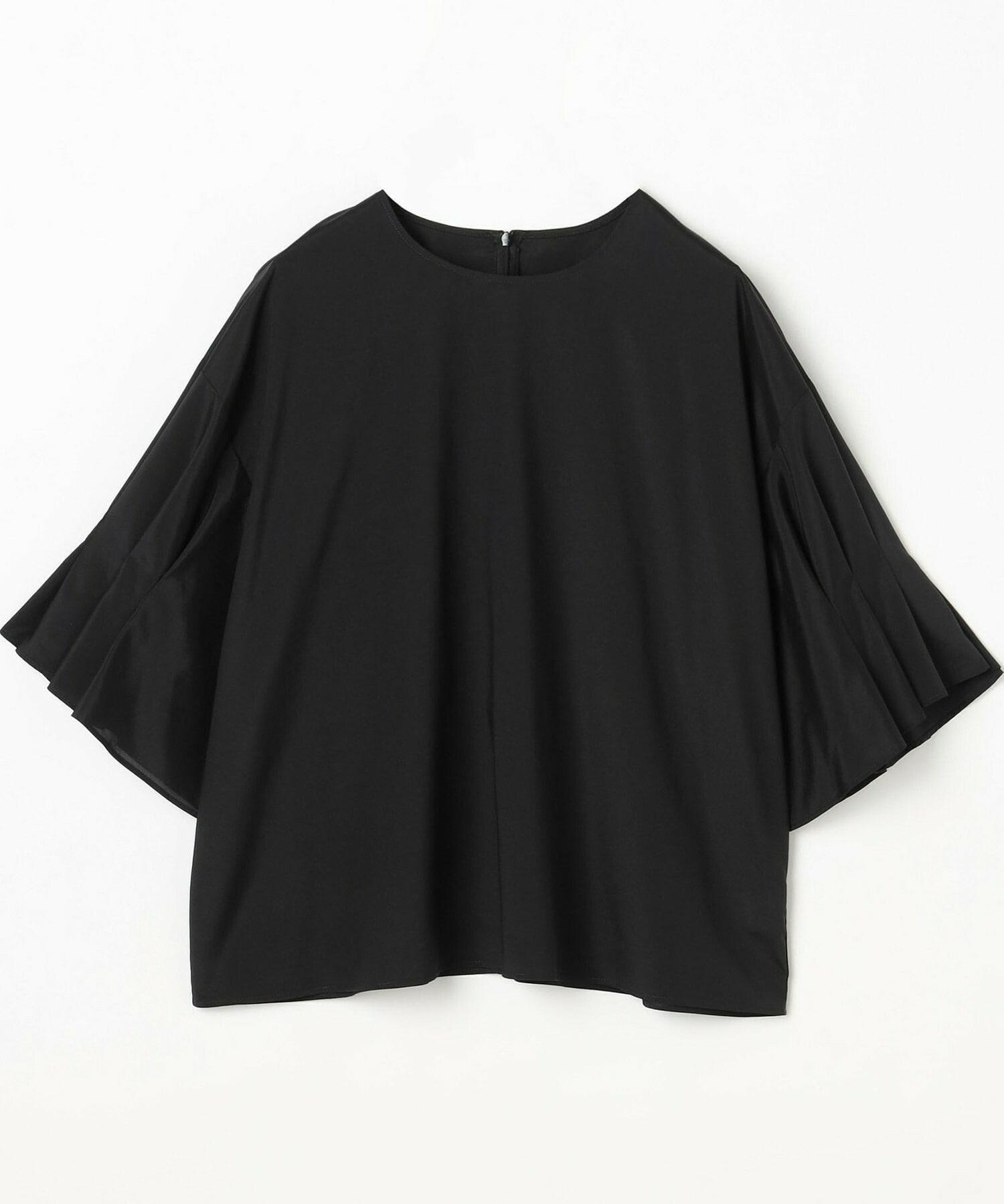 【MOGA】【Lサイズ】ブライトビンテージラウンドカラーブラウス 詳細画像 ブラック 1