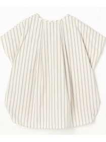 【MOGA】【Lサイズ】ミディアムストライプカスケードフリルブラウス 詳細画像 オフホワイト 20