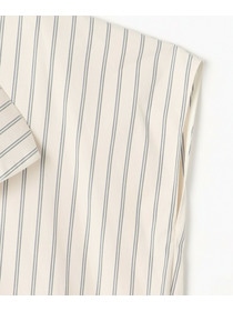 【MOGA】【Lサイズ】ミディアムストライプカスケードフリルブラウス 詳細画像 オフホワイト 22