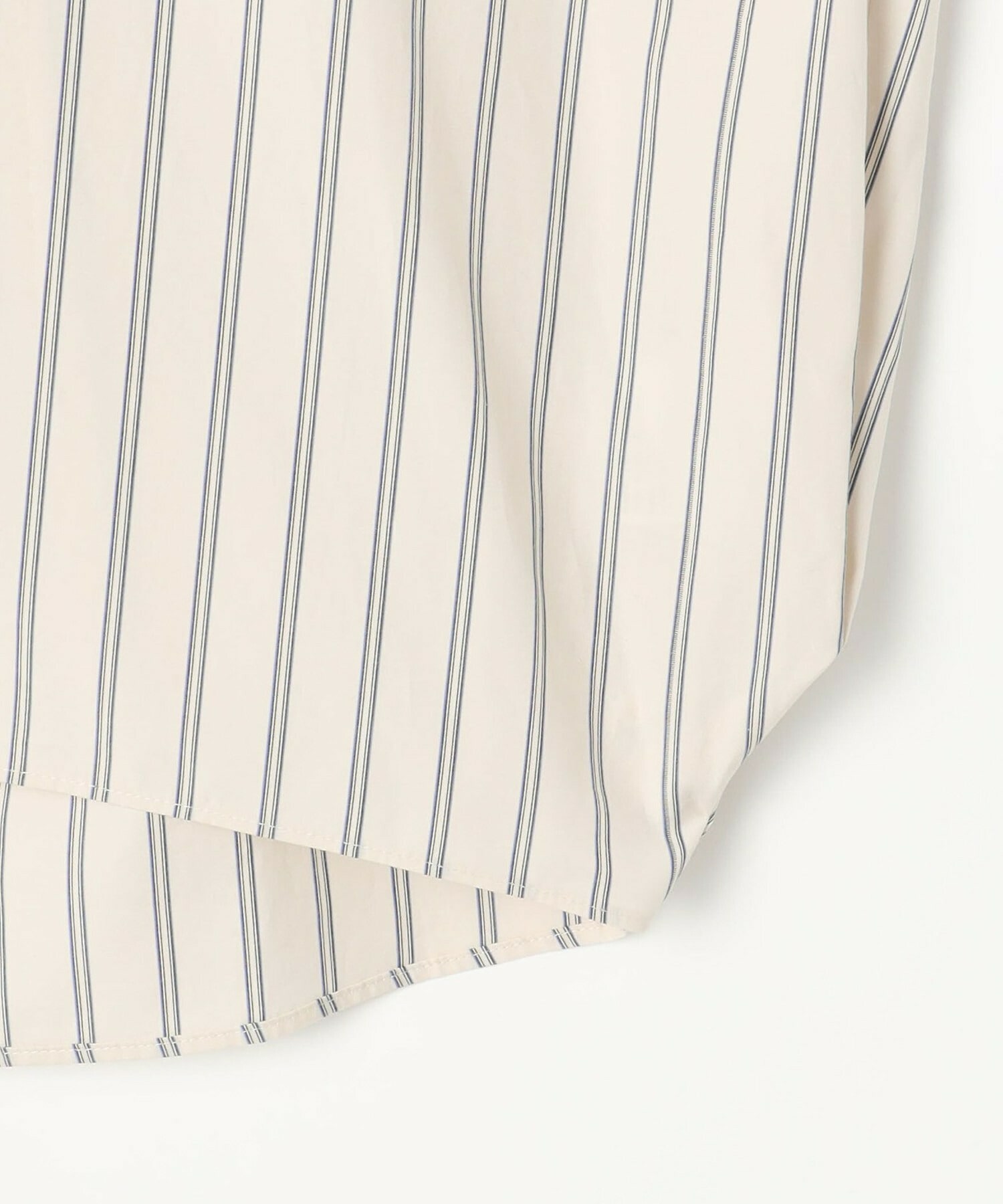 【MOGA】【Lサイズ】ミディアムストライプカスケードフリルブラウス 詳細画像 オフホワイト 23