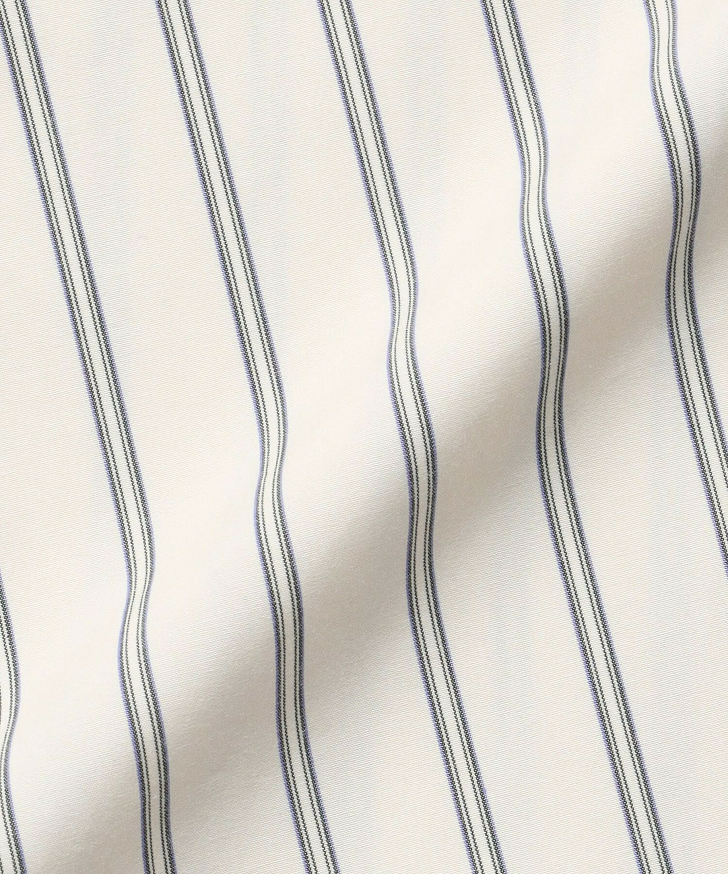 【MOGA】【Lサイズ】ミディアムストライプカスケードフリルブラウス 詳細画像 オフホワイト 24