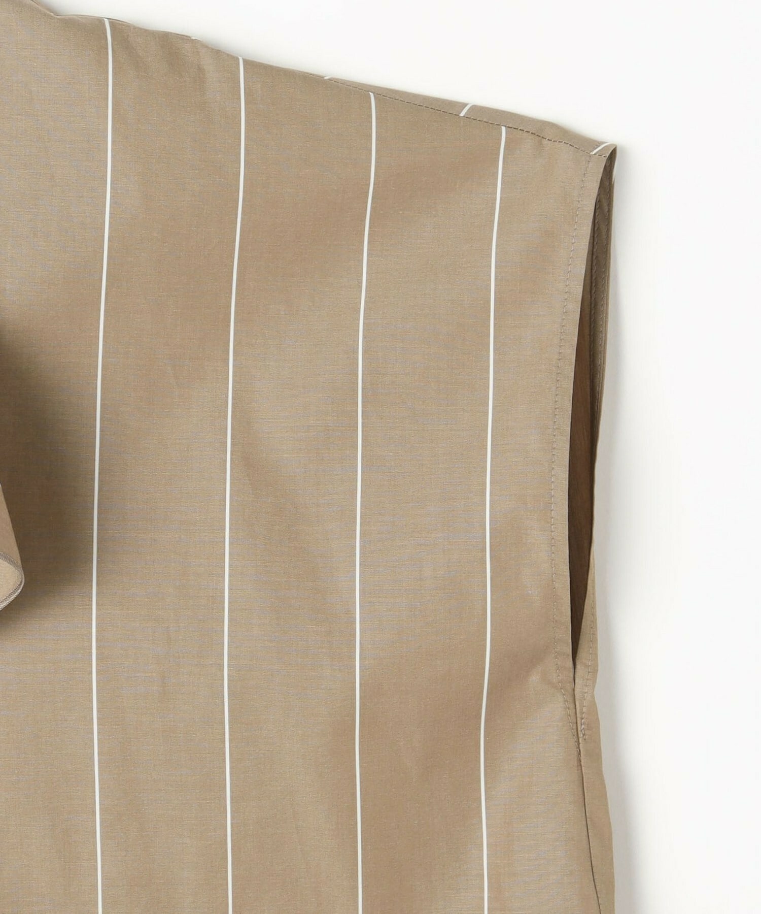 【MOGA】【Lサイズ】ラージストライプカスケードフリルブラウス 詳細画像 ブラウン系その他 22