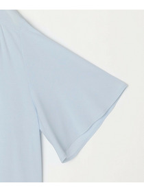 【MOGA】【Lサイズ】ソフトジョーゼットギャザーブラウス 詳細画像 ダークグレー 21