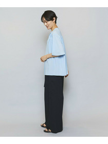 【MOGA】【Lサイズ】ソフトジョーゼットギャザーブラウス 詳細画像 ダークグレー 6