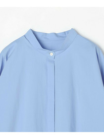 【MOGA】【Lサイズ】T/Cタイプライターバンドカラーシャツブラウス 詳細画像 ブラック 22