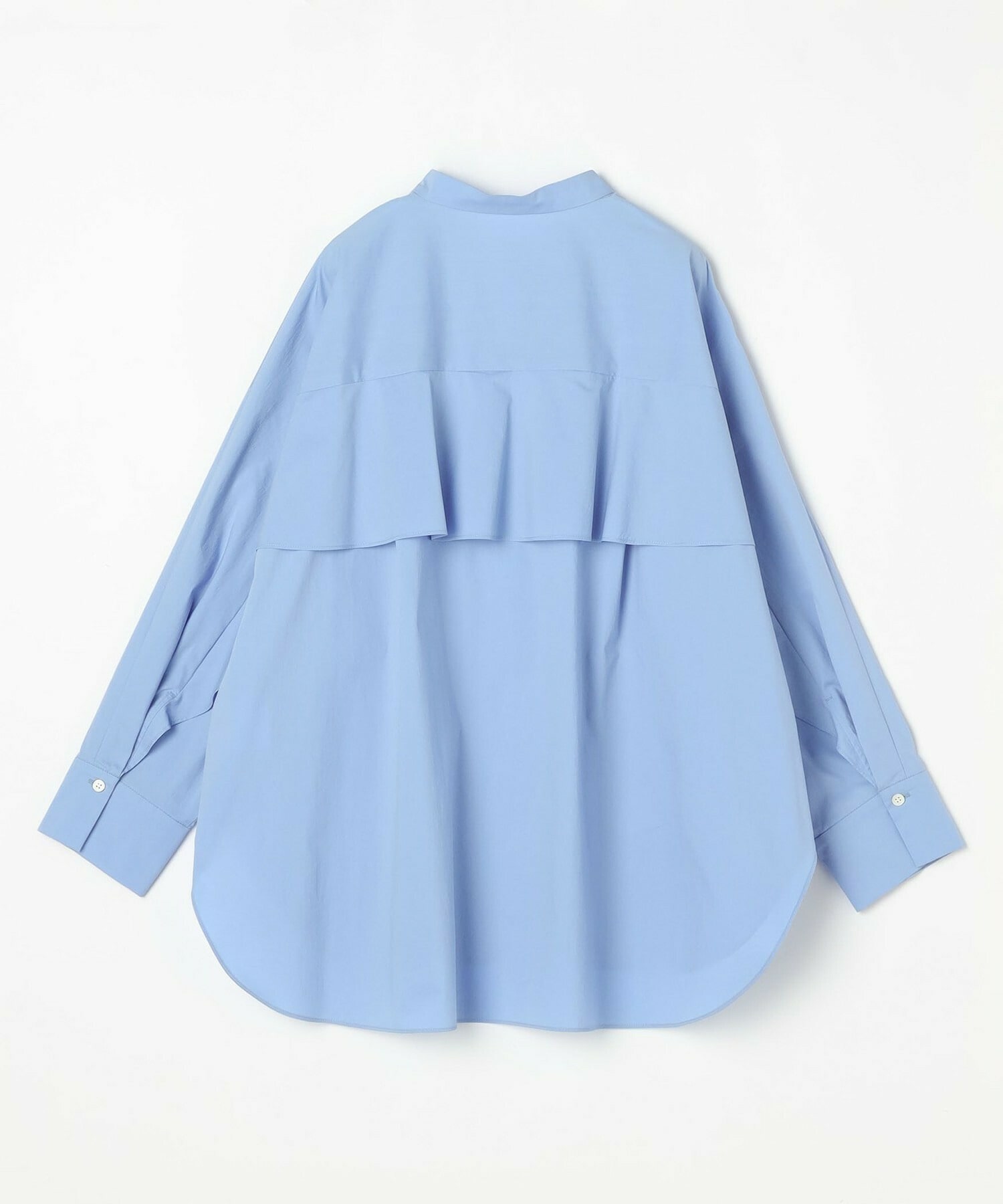 【MOGA】【Lサイズ】T/Cタイプライターバンドカラーシャツブラウス 詳細画像 ブラック 21