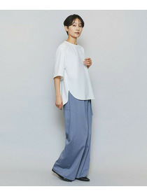 【MOGA】【Lサイズ】強撚2WAYプルオーバーブラウス 詳細画像 オフホワイト 3