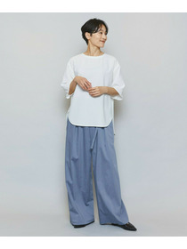 【MOGA】【Lサイズ】強撚2WAYプルオーバーブラウス 詳細画像 オフホワイト 4