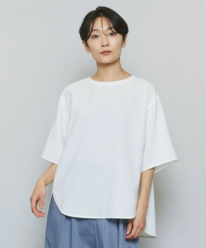 【MOGA】【Lサイズ】強撚2WAYプルオーバーブラウス 詳細画像 オフホワイト 2