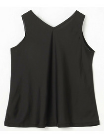 【MOGA】【Lサイズ】シルクライクポリサテンタンクトップ 詳細画像 オフホワイト 2