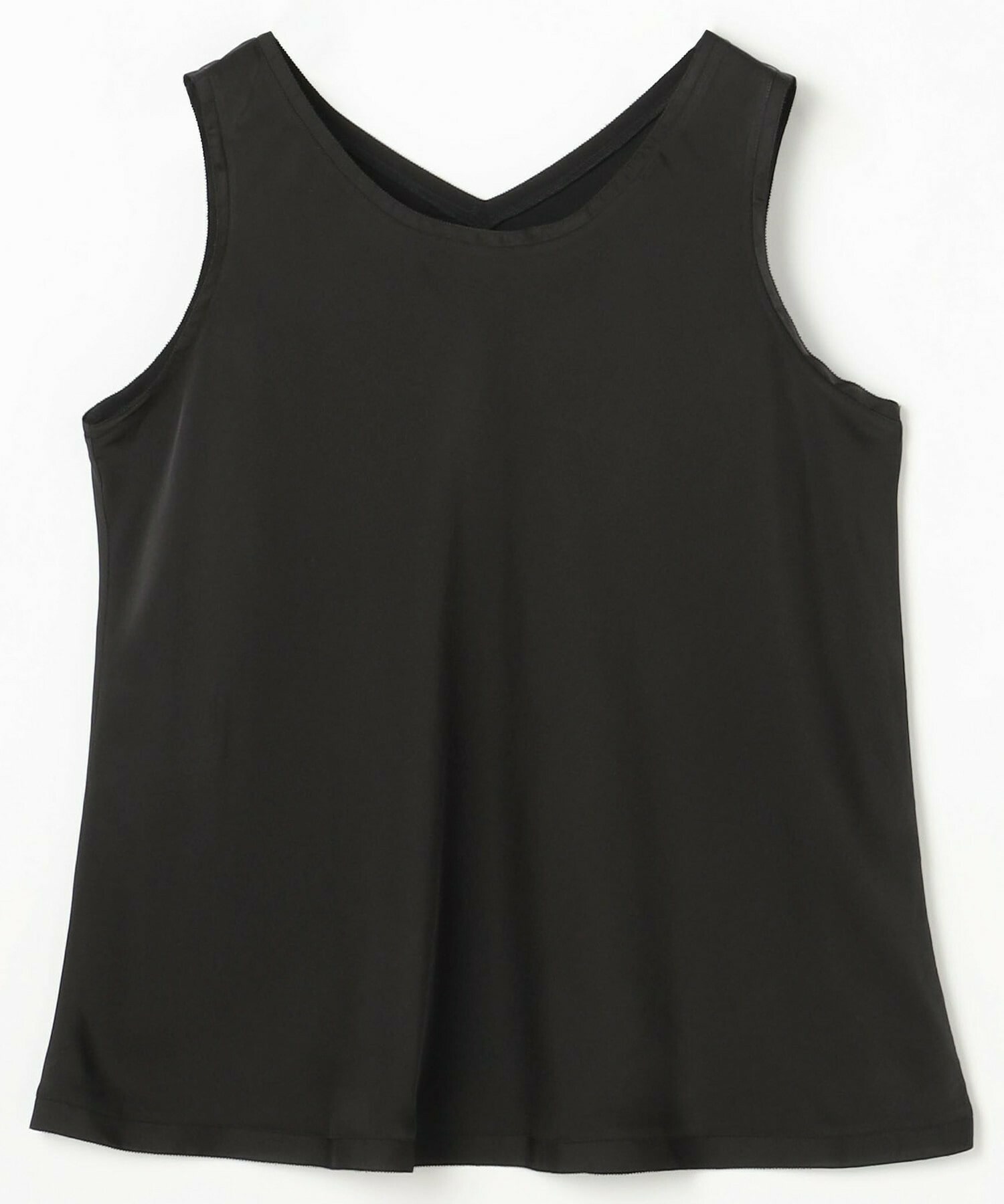 【MOGA】【Lサイズ】シルクライクポリサテンタンクトップ 詳細画像 オフホワイト 1