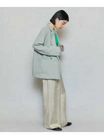 【MOGA】【Lサイズ】ポリエステルワッシャーダブルブレストボクシージャケット 詳細画像 セージグリーン 4