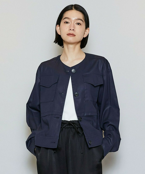 【Lサイズ】ビエラエスターブルゾン 詳細画像 ダークネイビー 2