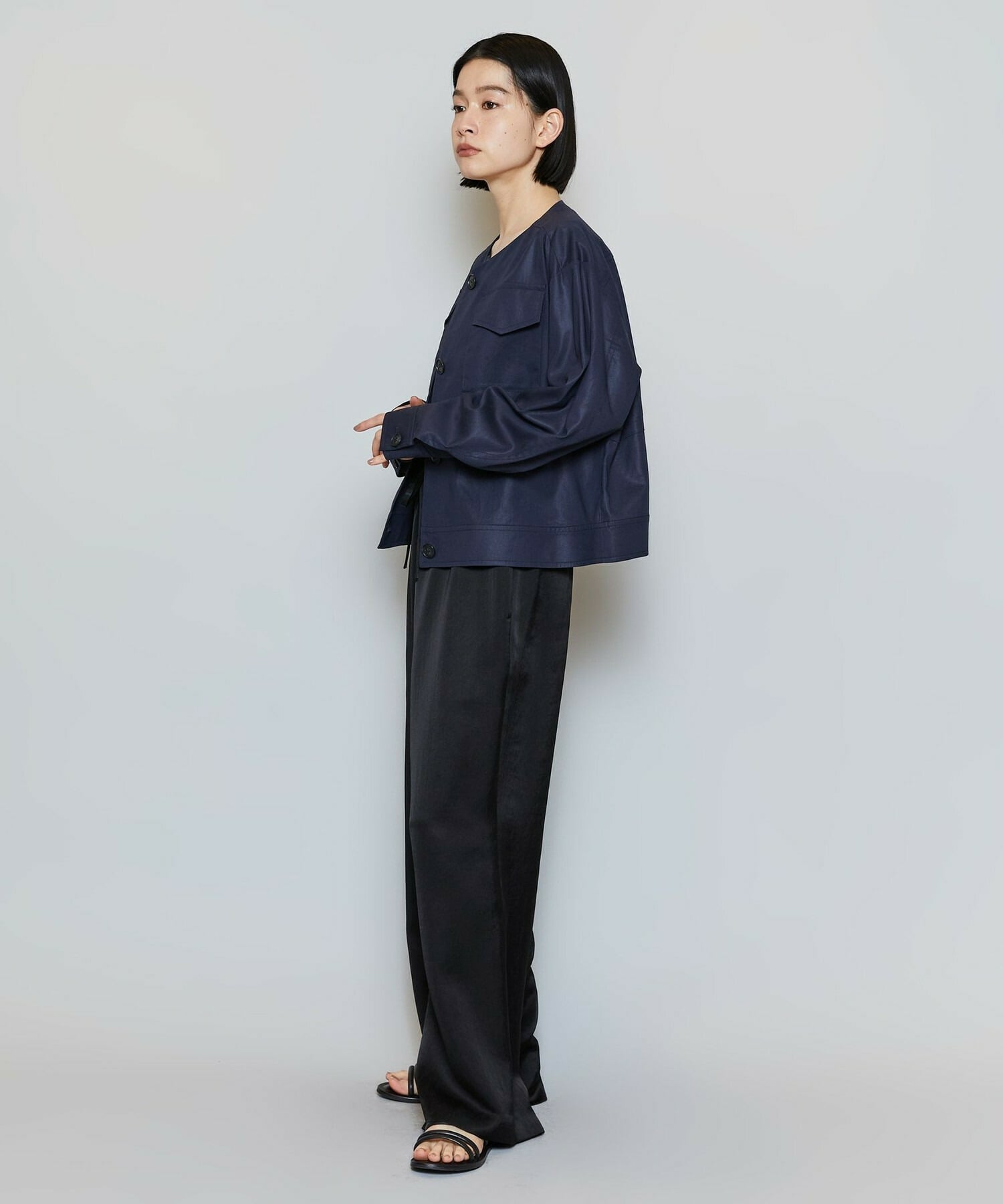 【MOGA】【Lサイズ】ビエラエスターブルゾン 詳細画像 ダークネイビー 7