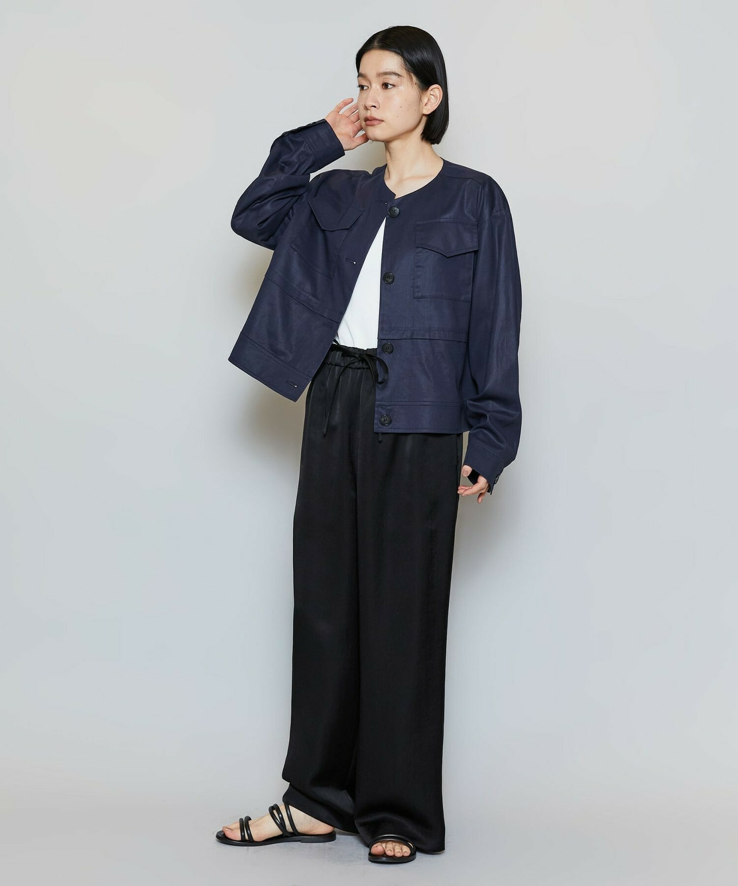 【MOGA】【Lサイズ】ビエラエスターブルゾン 詳細画像 ダークネイビー 8