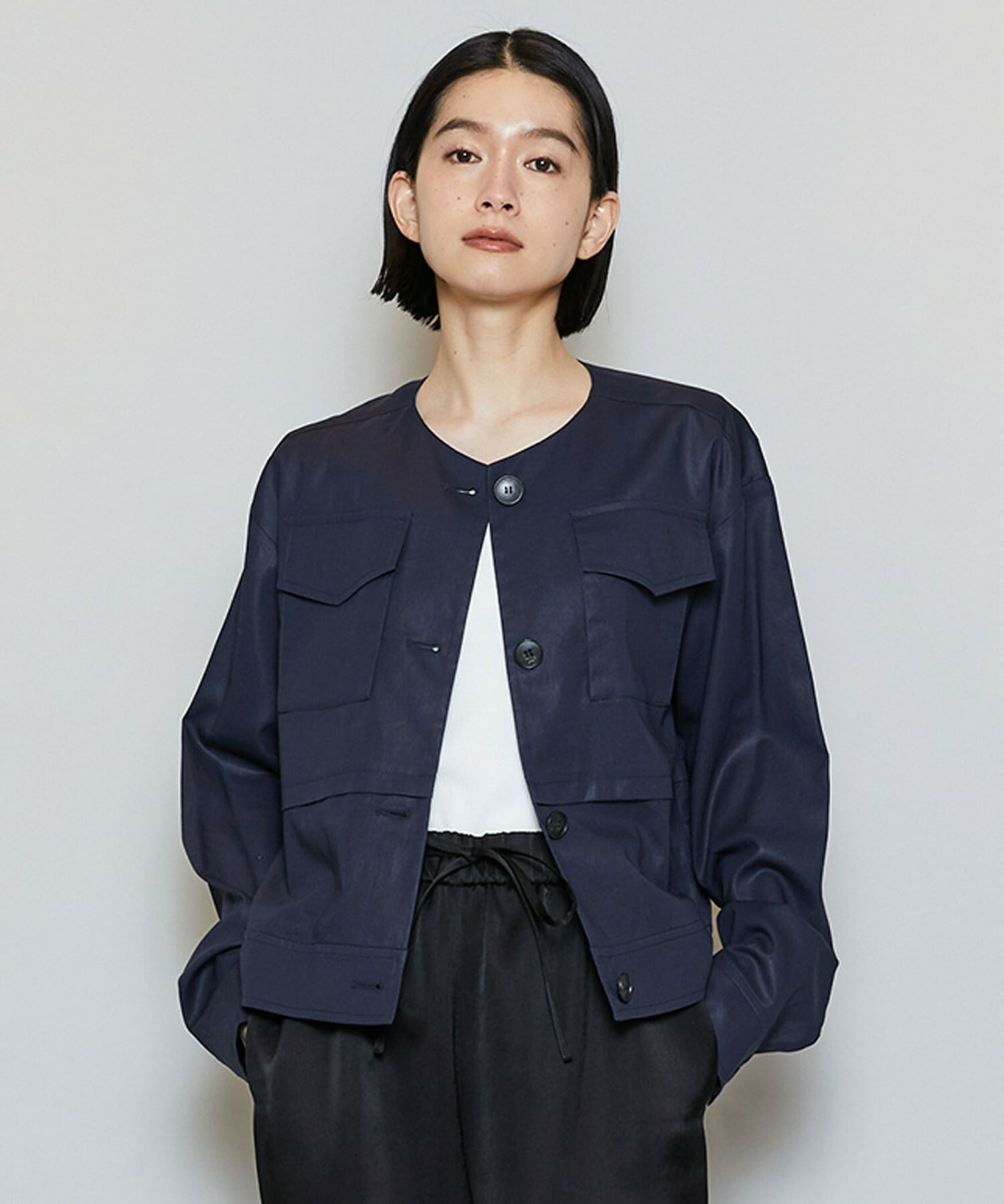 【MOGA】【Lサイズ】ビエラエスターブルゾン 詳細画像 ダークネイビー 2