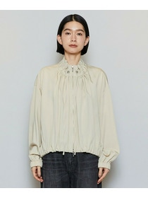 【MOGA】【Lサイズ】ビスナイロンツイルコクーンシルエットブルゾン 詳細画像 ベージュ 19