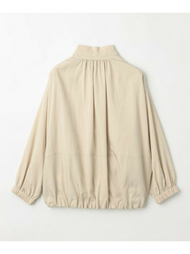 【MOGA】【Lサイズ】ビスナイロンツイルコクーンシルエットブルゾン 詳細画像 ベージュ 24