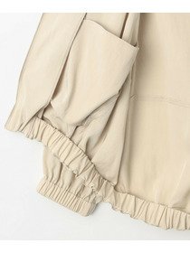 【MOGA】【Lサイズ】ビスナイロンツイルコクーンシルエットブルゾン 詳細画像 ベージュ 28