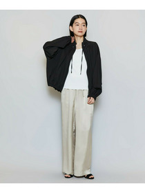 【MOGA】【Lサイズ】ビスナイロンツイルコクーンシルエットブルゾン 詳細画像 ベージュ 4