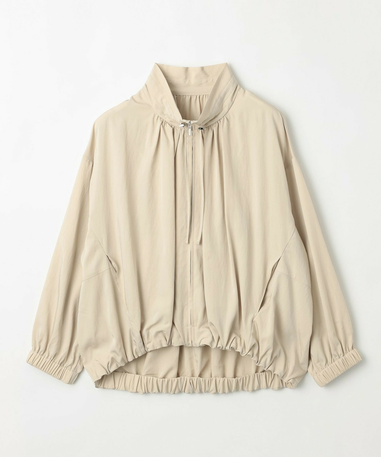 【MOGA】【Lサイズ】ビスナイロンツイルコクーンシルエットブルゾン 詳細画像 ベージュ 23